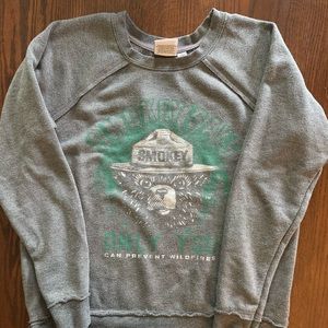 Target Smokey Bear Sweatshirt, XS